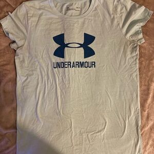 Under Armour Tee with Navy Logo